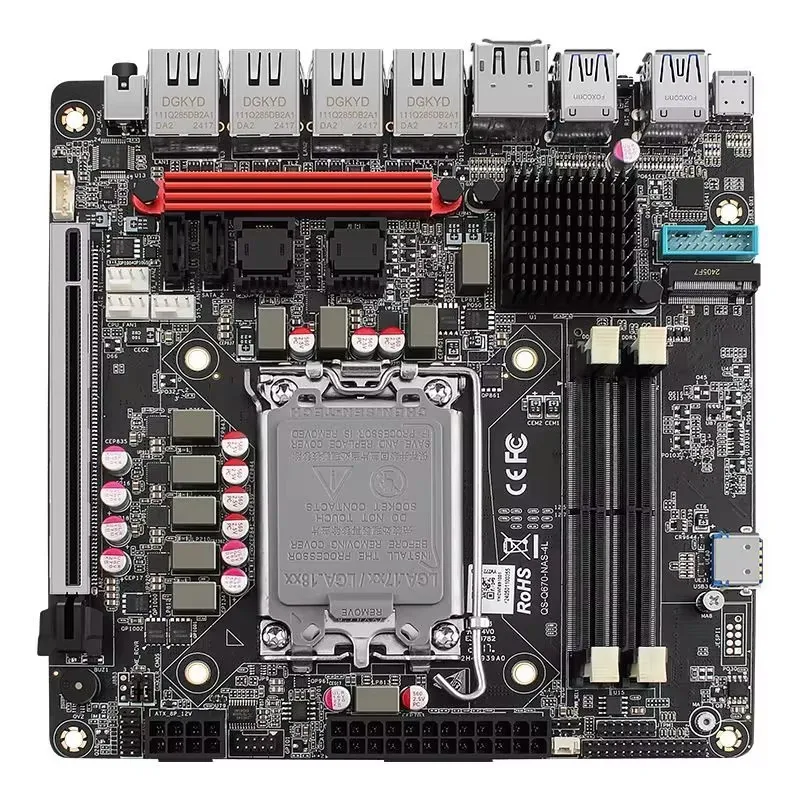 Lga 1700 Ddr5 Itx Motherboard - لوحة أم vPro Q670 NAS Max