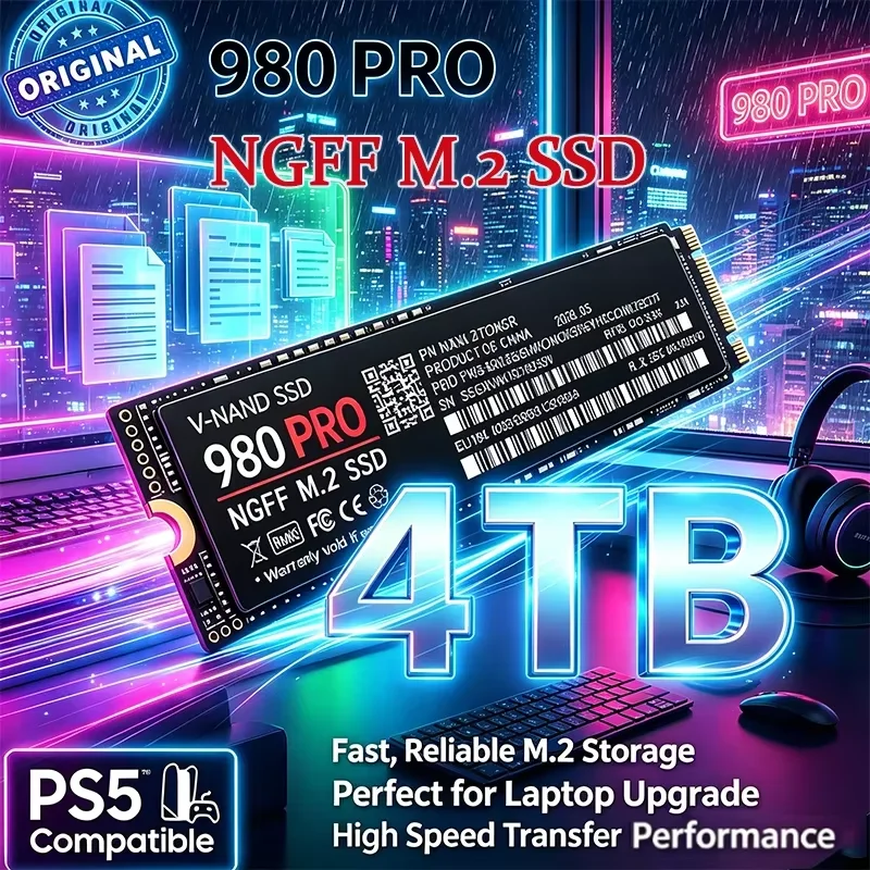 M.2 Nvme 4Tb Pcie 4.0 Ssd - قرص تخزين SSD من نوع NVMe