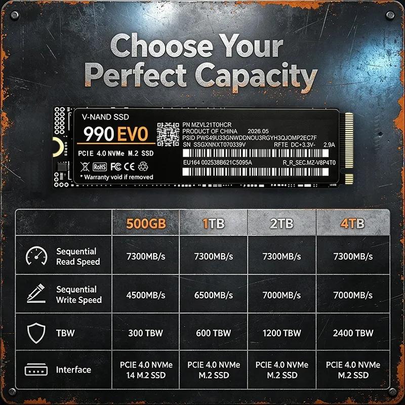 قرص تخزين داخلي M.2 NVMe SSD 9 - مراجعة M.2 Nvme 4Tb Pcie 4.0 Ssd وسعره