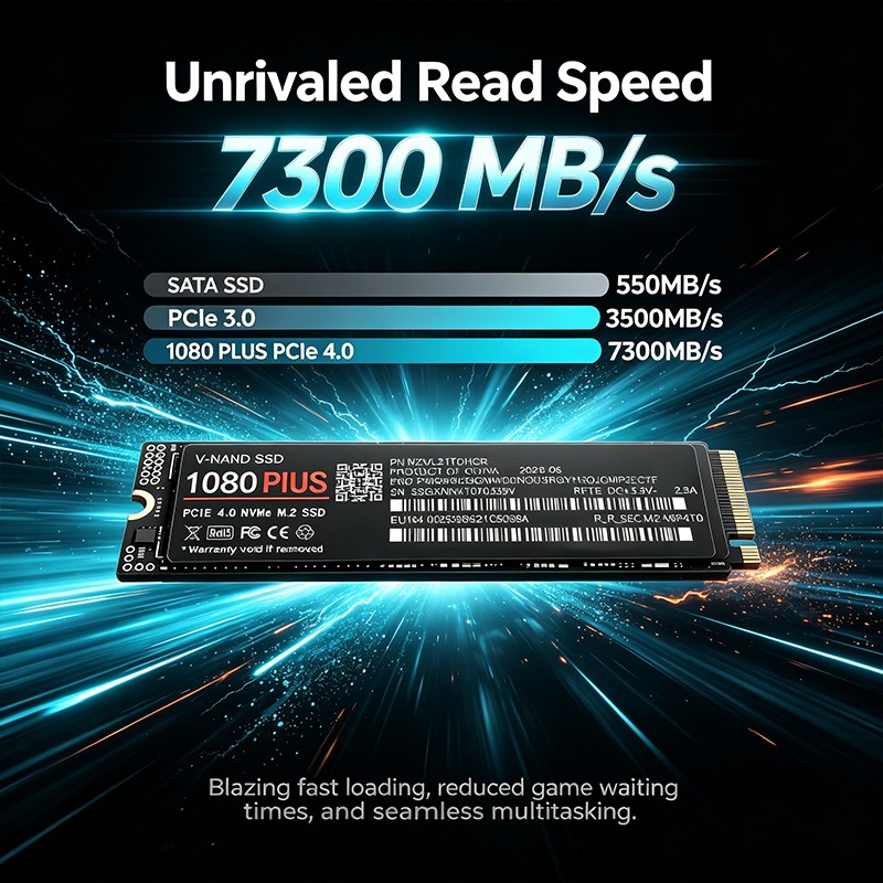 محرك أقراص صلبة 1080 Plus M.2  - مراجعة M.2 Nvme 4Tb Pcie 4.0 Ssd وسعره