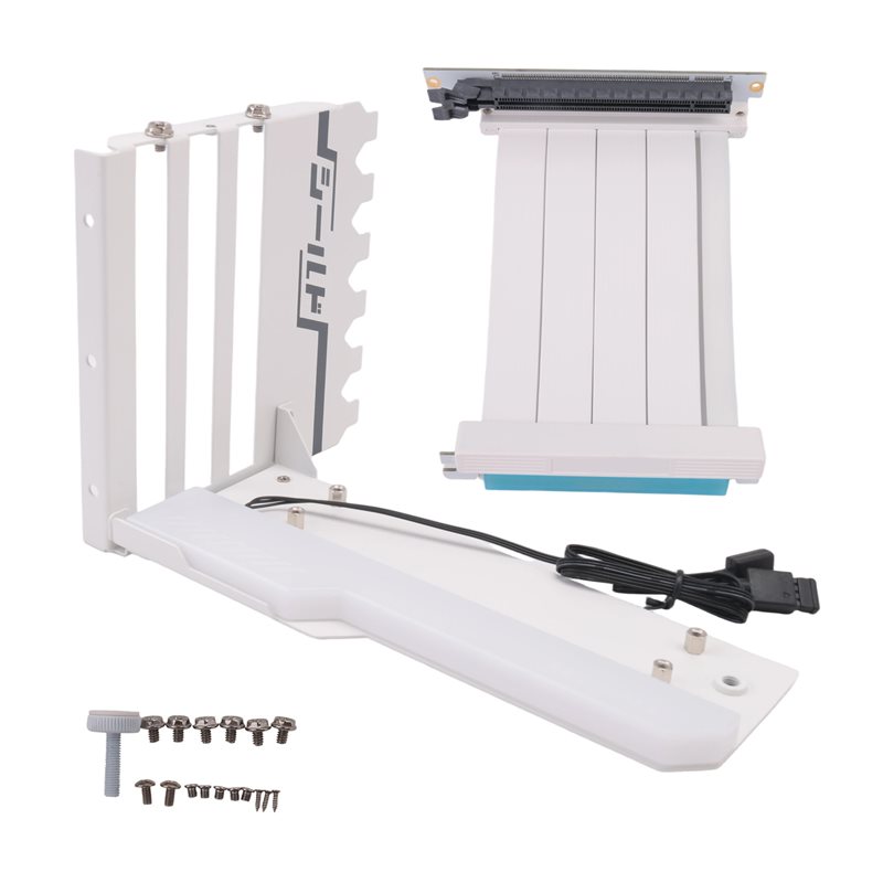 حامل تثبيت عمودي لوحدة معالجة  - مراجعة Pcie 4.0 X16 Riser Cable 90 Degree وسعره