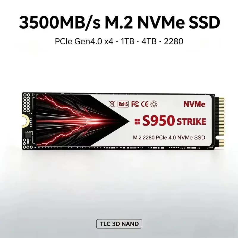 قرص تخزين SSD أصلي S950 بسعة 5 - مراجعة M.2 Nvme 4Tb Pcie 4.0 Ssd وسعره