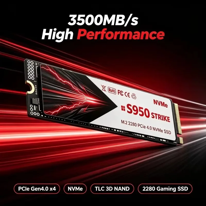 قرص تخزين SSD أصلي S950 بسعة 5 - مراجعة M.2 Nvme 4Tb Pcie 4.0 Ssd وسعره
