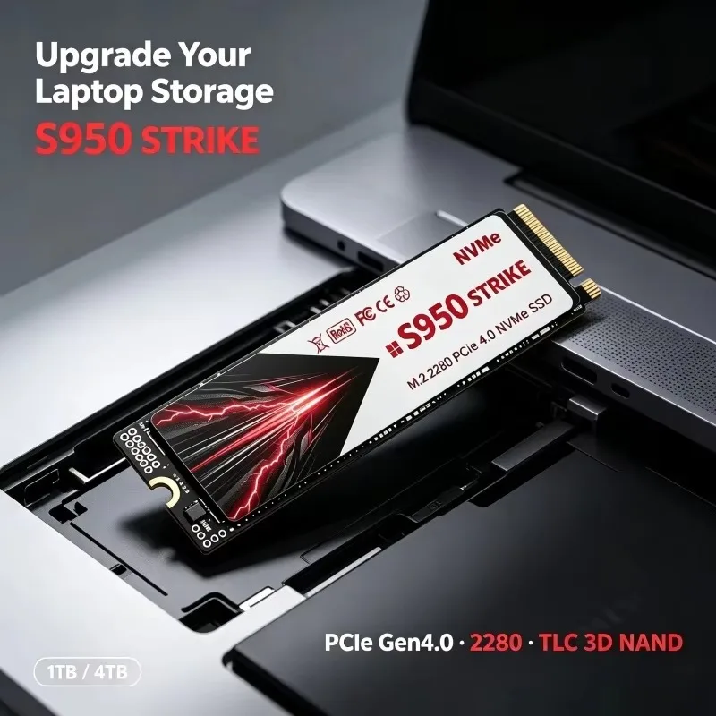 قرص تخزين SSD أصلي S950 بسعة 5 - مراجعة M.2 Nvme 4Tb Pcie 4.0 Ssd وسعره