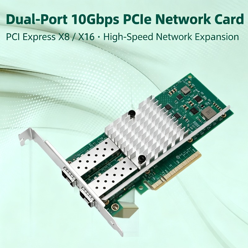 X520-DA2 82599EN، بطاقة شبكة أ - مراجعة 10Gb Sfp+ Pcie Network Card Dual Port وسعره
