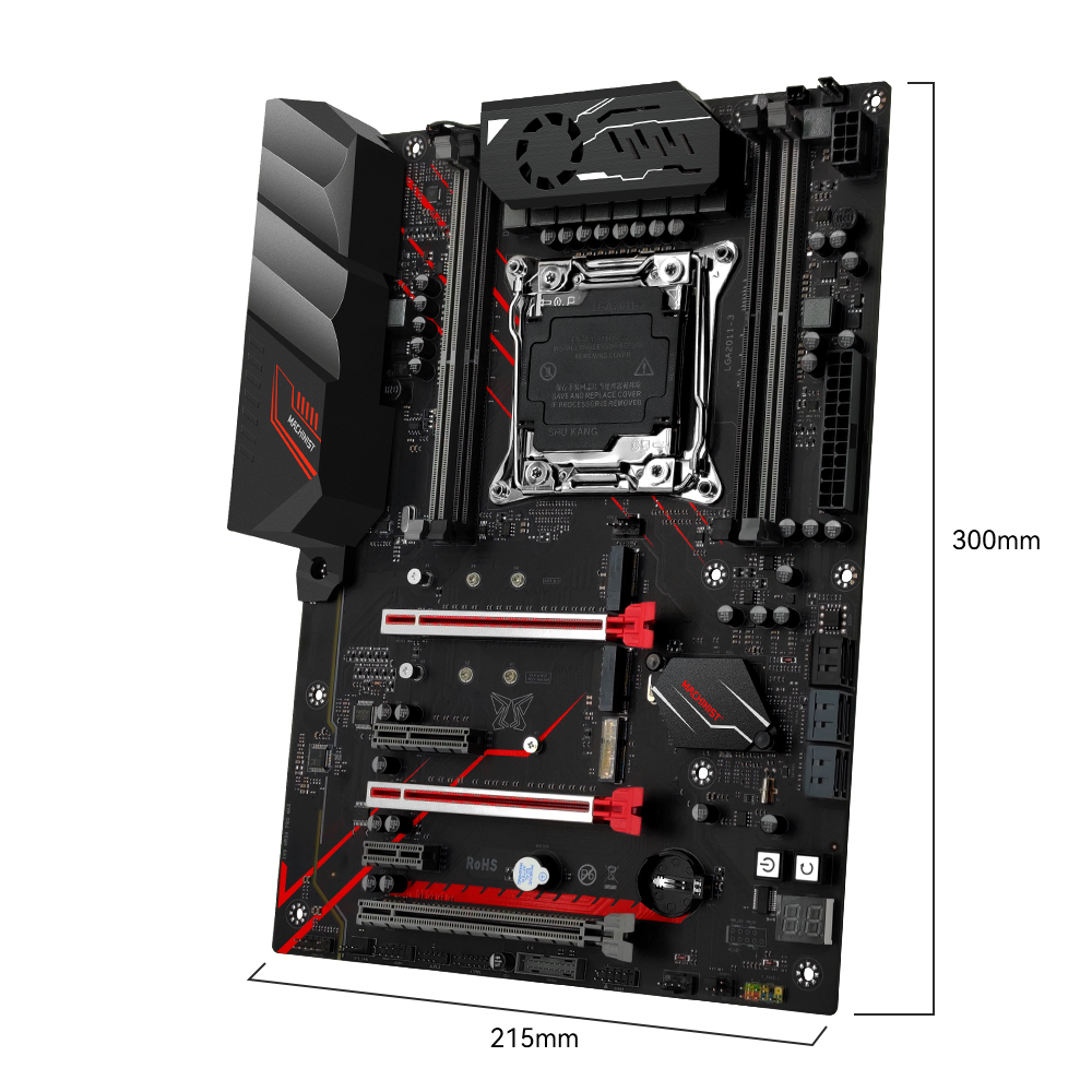 لوحة أم MACHINIST X99 MR9A PRO - مراجعة X99 Dual Cpu Motherboard Combo وسعره