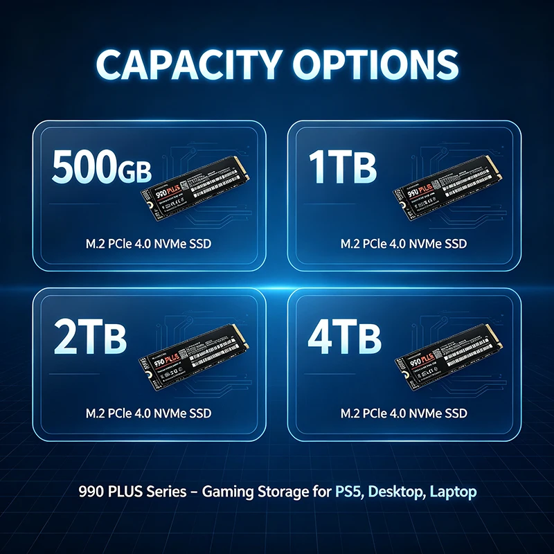 قرص تخزين SSD أصلي من نوع 990  - مراجعة M.2 Nvme 4Tb Pcie 4.0 Ssd وسعره